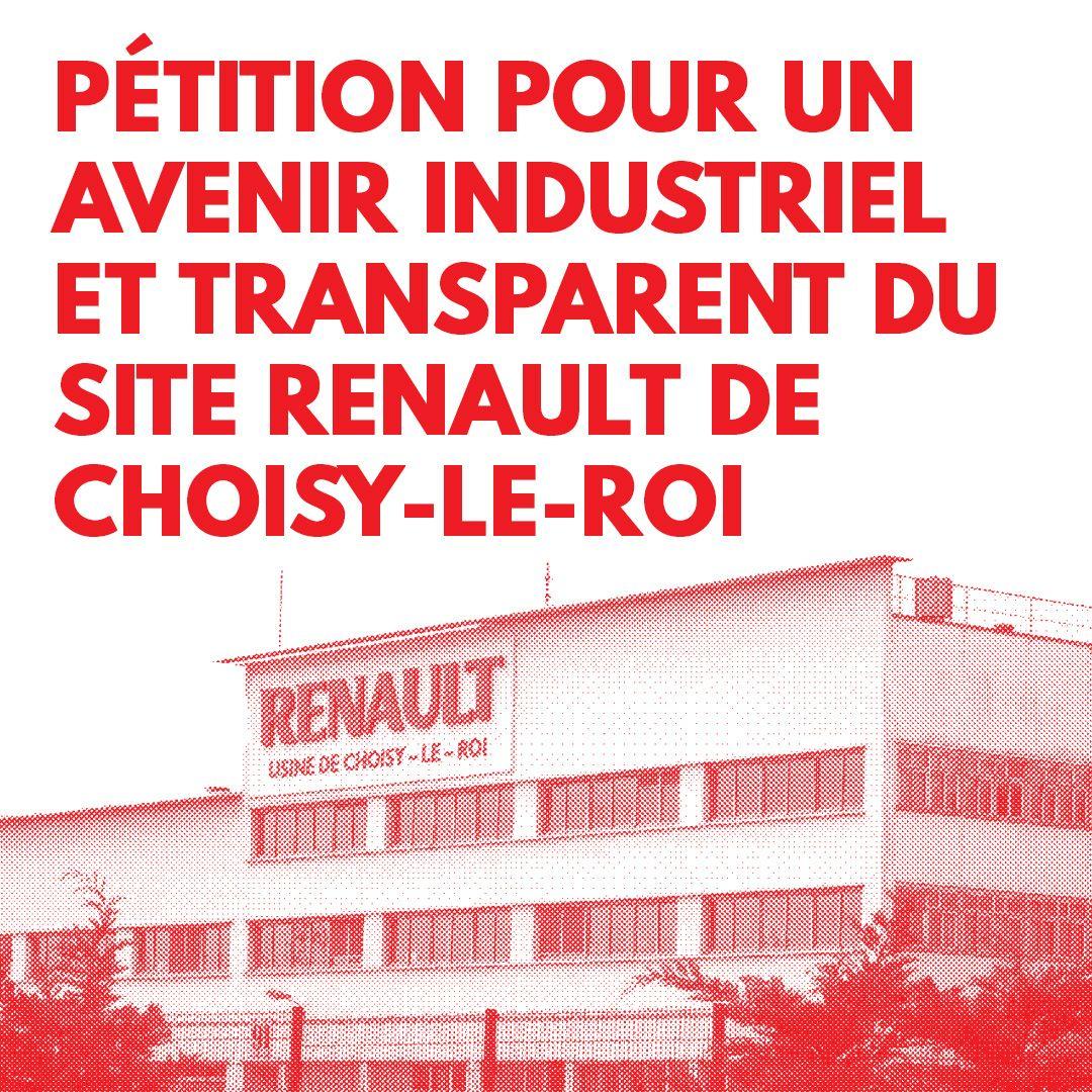 Pour un avenir industriel et transparent du site Renault de Choisy-le-Roi